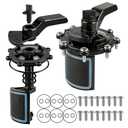 2-Port/3-Port Pool Valve Rebuild Compatible with Jandy 2-way/3-way 4717,4716,4715,1154,1157,2875,2876 Valve and Gray Includes Handle 7433,Diverter Valve 4720,Valve Cover 4606,R0547600 Screws (2 PACK)