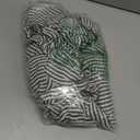 Green Stripes Muslin Crib Sheet by Mebie Baby, Soft and Breathable Bed Sheets for Babies, Modern Neutral Bedding for Cribs, Standard Crib Mattress Fitted Sheet, Great for Boy or Girl Room