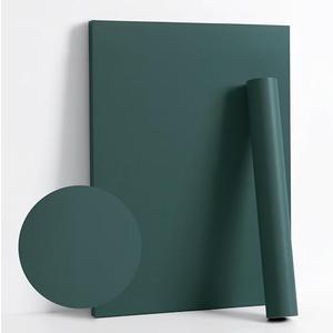 Dimoon 118''x17.7'' Green Peel and Stick Wallpaper Contact Paper Modern Self Adhesive Wall Paper Removable Renter Friendly Textured Solid Color Shelf Cabinet Vinyl Roll (118''x17.7'',Dark Green)
 Set of 2