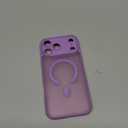 Designed for iPhone 17 Pro Max Case, Compatible with MagSafe, [Camera Protection] [15FT Military Drop Protection] Shockproof Translucent Matte Anti-Slip Phone Case, 6.9", Light Purple