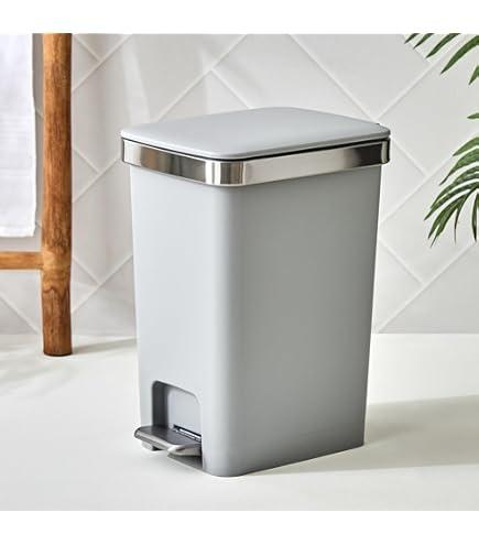 Pedal and Push Waste Bin 7.25"x 14"