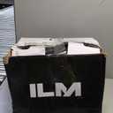ILM Motorcycle Modular Full Face Helmet for Adult Flip up Dual Visor LED Tail Light Optional DOT (Large, Yellow)