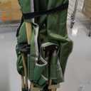 Sportneer Camping Cots for Adults: 1200D Double Layer Oxford Camping Cot with Mattress, Heavy Duty Foldable Cots for Camping Travel Tent Day Outdoor & Home Guest, Cot Bed with Carry Bag & 2 Pockets (Green+grey)