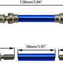 RCAWD 4X Slider Front/Rear Drive Shaft Set for Arrma Typhon 3s Blx 4WD &4WD V3 Mega 550 Buggy Off-Road Cars Upgrade Part(Dark Blue)