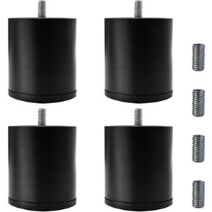 3 Inches Metal Bed Legs Replacement for Electric Adjustable Bed Base Frame, Thick Heavy Duty Bed Frame Support Legs (3 inches, M8 Thread) (Set of 4)