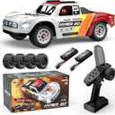 MJX Hyper GO 14211 1/14 Brushless 4X4 RC Desert Trucks with Gyro, RTR All Terrain Short Course Truck, Max 45mph Fast RC Cars for Adults, Electric Powered 2 of 2000 mAh RC Car for Adult