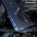 TORRAS Shockproof for Samsung Galaxy S26 Case, [12FT Military-Grade Drop Protection] Slim Thin for Samsung S26 Case, Anti-Fingerprint Translucent Matte Case for Samsung S26 with DIY Buttons, Black