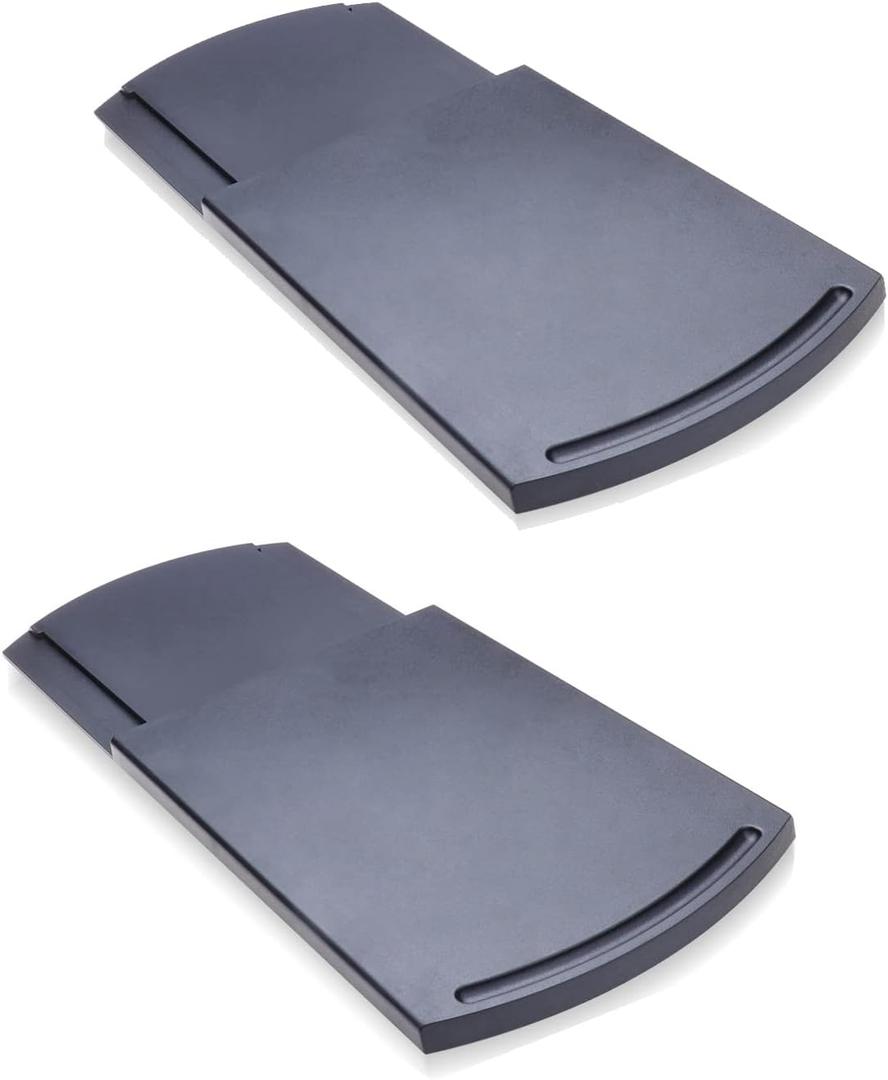 Handy Sliding Tray for Coffee Maker, Kitchen Appliance Moving Caddy, Countertop Slider with Smooth Rolling Wheels for Blender, Toaster, Air Fryer, Pot, Food Processors, Aid Mixer (Set of 2) Handy Sliding Tray for Coffee Maker, Kitchen Appliance Moving Caddy, Countertop Slider with Smooth Rolling Wheels for Blender, Toaster, Air Fryer, Pot, Food Processors, Aid Mixer (Set of 2)