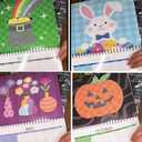 2 x YAGUAN 2026 Diamond Art Calendar,New Wall Calendar Diamond Painting Kit,DIY Diamond Art Calendar 2026,12-Month Flip Wall Calendar with to Do List for Christmas Home Office Decoration (1PCS)