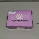 Afro Kinkys Bulk Human Hair 16 Inch 4 Bundles Black Afro Kinky-Curly Human Hair Bulk for Twist, Dreadlock Extensions Micro Loc Repair Twist Braids 4C Curly for Mini Twist