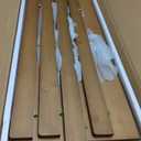 Gashell Wire Shelf Covers, Bamboo Wire Rack Covers for Pantry, Closet (4pcs, 34" W x 12" D)