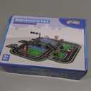 Magnetic Tiles Road Set with Pullback Car & Magnet Ship,Traffic Themed Magnetic Building Tiles Set with Traffic Light,STEM Magnet Tile for Kids Ages 3-5 4-8 5-7,Preschool Educational Kids Toys Gifts