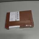 2 x Lined Journal Notebook for Work, A5 Stripe Leather Notebook with Polyester Pen Sleeve, 100GSM/160 Pages Thick Paper, Daily Journals for Writing, School, Note Taking, Business, Travel, College Ruled (Black)