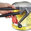 NUFR Crank Can Openers Manual, Heavy Duty Commercial Can Opener with Rubber-coated Long Handles