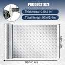 Diamond Plate Aluminum Sheet 48"X96" for Wall Covering, Cargo Trailer