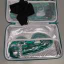 Medi Grade Cooling Ice Face Mask and Cooling Eye Mask for Puffy Eyes & Migraine Relief - Self Care Face Ice Pack with ChillGel Face Ice Mask Technology - Cooling Face Mask, Eye Pads and Bag (Green)