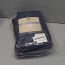 HC COLLECTION Bed Sheets Set Queen with 2 Pillowcases, Hotel Luxury Platinum 1800 Series Brushed Microfiber Deep Pocket Fitted Sheet, Fade Resistant Ultra Soft 4 Pcs Bedding for Hot Sleepers, Navy