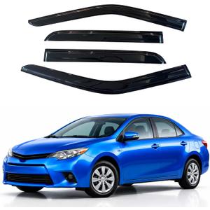 Window Visors Rain Guards for 2014-2019 Toyota Corolla Sedan
