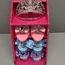 Girls Play Set! Princess Dress Up Shoes and Tiara (3 Pairs of Shoes + 1 Tiara) Role Play Collection Fashion Princess Shoe for Little Girls