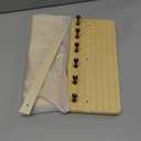 Rebee Vision Decorative Key Holder Wall Mount  Farmhouse 11-Inch Pine Wooden Key Holder for Wall with 6 Hooks & Floating Shelf - Chic and Functional Home Decor Solution (Natural Wood)