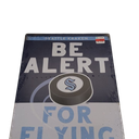 Seattle kraken be alert for pucks metal sign