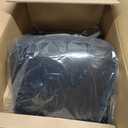 Armen Living Monte Mid Century Modern Dining Accent Chair for Table Kitchen Desk Vanity in Black Faux Leather with Black Metal Legs