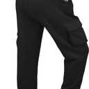 Waitfairy Womens Cargo Sweatpants High Waisted Drawstring Sweat Pants with Pocket Design (X-Small)
