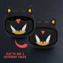 Sonic The Hedgehog Wireless Earbuds, True Wireless Bluetooth Earbuds, in-Ear Headphones with Active Noise Cancelling and Charging Case (Shadow The Hedgehog)