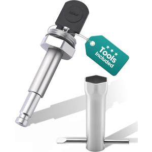 Renovation RP5649 Push Button Diverter for Delta Single Handle Tub & Shower Valve, 304 Stainless Steel Core with Installation Tool, Replaces RP5649