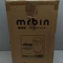 MRBIN Metal Motion Sensor Adsorption Diaper Pail Refills with Lid, 8gal / 30L Covered Touchless Square Baby Adult Trash Can, Pet Litter Garbage Bucket for Nursery Bedside, Bathroom, Toilet, White