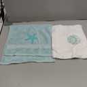 3 Pack Coastal Hand Towels for Bathroom 100% Cotton Embroidered Bathroom Towels 13.78 x 29.53 Inch Soft Absorbent (Classic,Ocean)