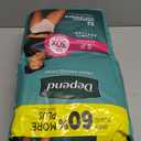 Depend Fresh Protection Adult Diapers, Incontinence & Postpartum Bladder Leak Underwear for Women, Disposable, Maximum, Small, Blush, 32 Count, Packaging May Vary