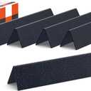 QuliMetal 17.5 Inch Flavorizer Bars for Weber Genesis 300 310 E310 E320 E330 S310 S320 S330 Grills with Front Controls Knobs, Porcelain Steel Heat Plates for Weber Genesis Grill Parts 7620 7621