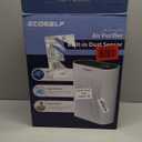 Acoself Powerful Air Purifiers for Home Large Room Up to 2400 Ft, ECOSELF HEPA Air Purifier with PM 2.5 Air Quality Display 20dB Sleep Mode, Air Purifiers for Bedroom Office Living Room Black