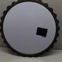 18 Inch Boho Wall Mounted Mirror,Decorative Round Rattan Hanging Wall MirrorSuitable for Farmhouse, Living Room, Bedroom and Bathroom