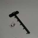 Folding Wall Mounted Clothes Hanger Rack with Swing Arm, Foldable 180Rotation, Stainless Steel 304 Folding Clothes Hanger Drying Rack Rod, for Laundry Room Valet Hook (Black)