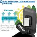 Small Bathroom Trash Can with Air Freshener Soft Close Lid, 6 Liter/ 1.6 Gallon Stainless Steel Garbage Can with Removable Inner Bucket, Step Pedal, Slim Wastebasket for Bedroom, Toilet, Office,Black