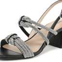 LifeStride Womens Celeste Heeled Sandal Black 8 W