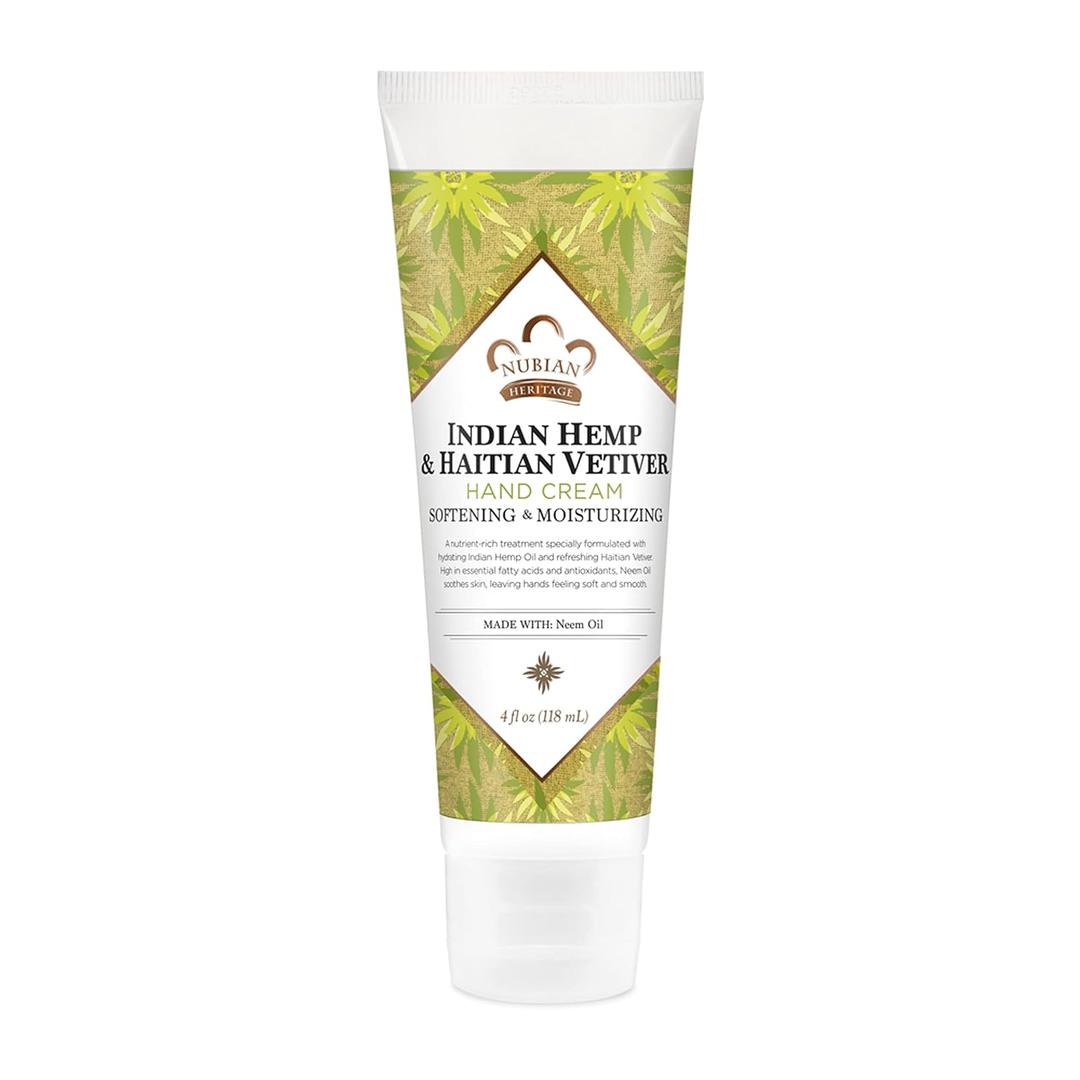 Nubian Heritage Hand CRM,Indian Hemp, 4 OZ