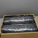 2 Pack Recycled Rubber Mulch Mat Roll Black Permanent Mulch Walkway Pathway for Landscaping Outdoor 8' x 2'