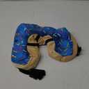 Dog Donut Collar | Alternative to Traditional or Soft Dog Cones | Inflatable Post-Surgery Cone for Medium Dogs (Blue)