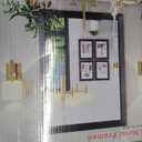 SMIROR 28x36 Matte Black Bathroom Vanity Mirror for Over Sink