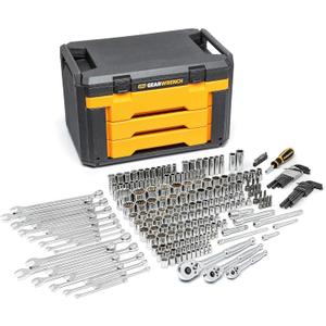 GEARWRENCH 239 Pc. BMC Mechanics Tool Set 1/4, 3/8, 1/2 - 80942