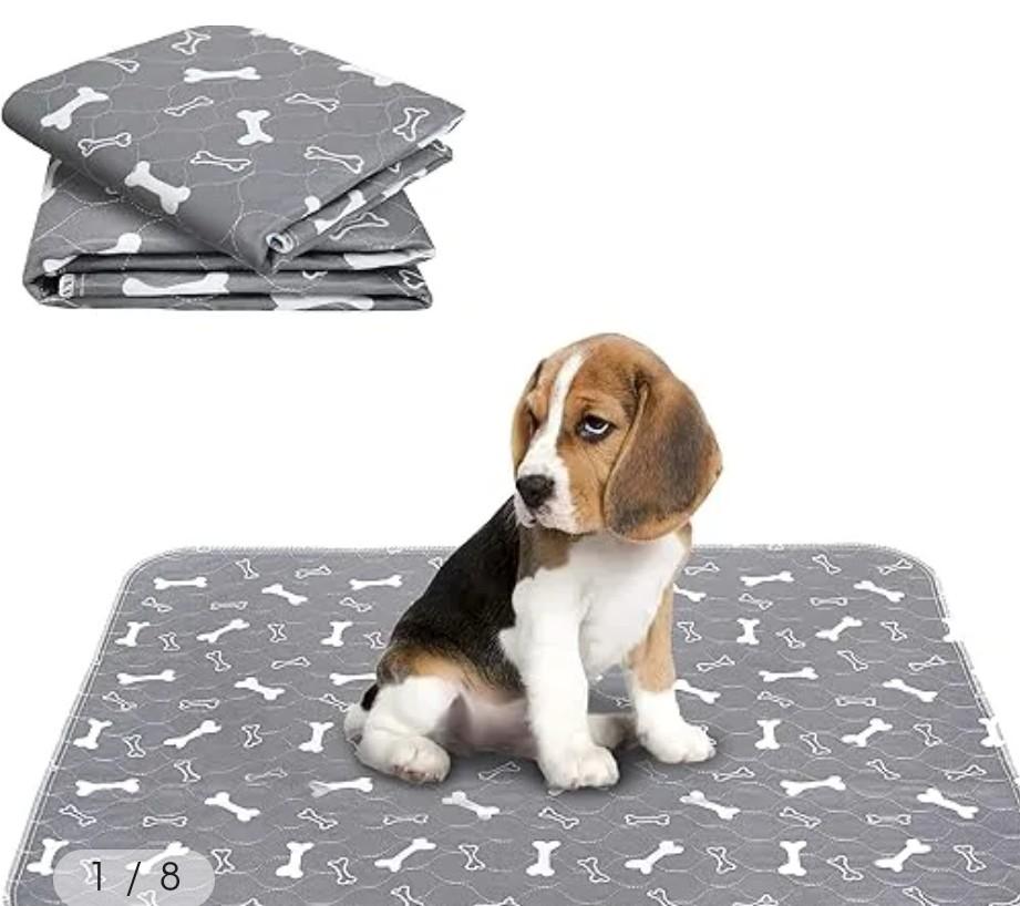 Washable Pet Training Pads (1-Pack): Reusable Puppy Potty Pads for Housebreaking - Shop Now M