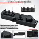 Power Seat Switch Control Front Right Passenger Seat Compatible with Tesla Model 3/Y 2017 2018 2019 2020 2021 2022 Replace 1098530 109853000F 1098530-00-0 1098530000 (Right)