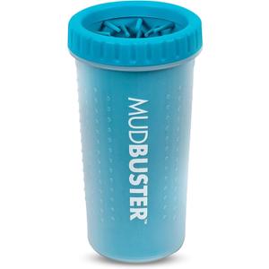 Dexas MudBuster Portable Dog Paw Cleaner, Large, Blue (PW720312)