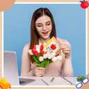 ReliThick 6 Pack Teacher Gift Card Books 5 Slots Gift Card Booklet Holder Thank You Postcard Money Sleeves for Teacher Appreciation Week