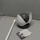 Clorox Toilet Plunger with Hideaway Holder Caddy Heavy-Duty Compact Design with Non-Skid Rubber Base for Bathroom Convenient Storage Toilet Unclogger, 6.5x19.5-Inch, White