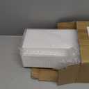 IEEK 6 PCS White Acrylic Floating Shelves Display Ledge,Wall Mounted Nursery Kids Bookshelf,15 Inch Bathroom Wall Shelf and Storage Rack,5mm Thick U Shelf