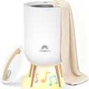 Towel Warmers for Bathroom, 23L Blanket Warmer with Bluetooth Speaker & Mood Light, Built-in Timer, Fits Two 40"x70" Towels, Blankets & Robes